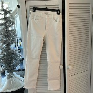 Mother white jeans